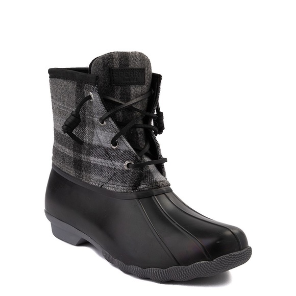 Sperry Top Sider Saltwater Plaid Wool Boot - Picture 2 of 7